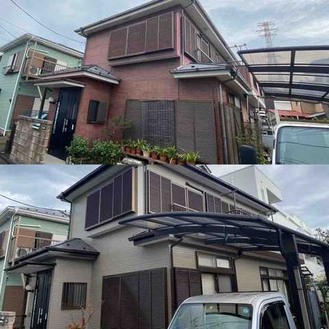 平塚市K様邸｜外壁塗装